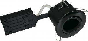 Nordtronic 1299 - Uni Install Udendørs ø87mm GU10 230v IP44, (ex. lyskilde), sort