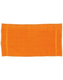Orange Håndklæde med navn - 70 x 130 cm