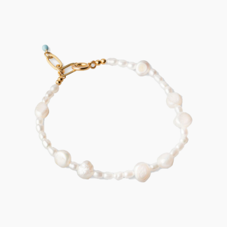 Pearlie Bracelet - Enamel - Hvid One Size