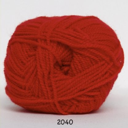 Perle Akryl - Akrylgarn - fv 2040 Rød