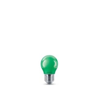 Philips LED Krone Kulørt 3,1W, E27, P45 Grøn
