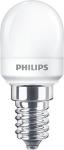 Philips LED køleskabspære 1,7W/827, (150 lumen) E14, 25x59mm, ikke dæmpbar (=15w)