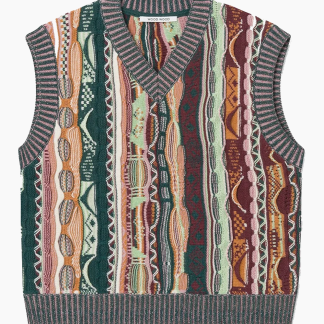 Piper Coogi Knit Vest - Multicolor - Wood Wood - Mønstret XL