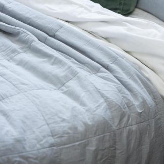 Quilt / sengetæppe lyseblå - Ib Laursen 240X240