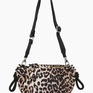 Quilted Recycled Tech Small Duffle Bag - Leopard - GANNI - Leopard One size