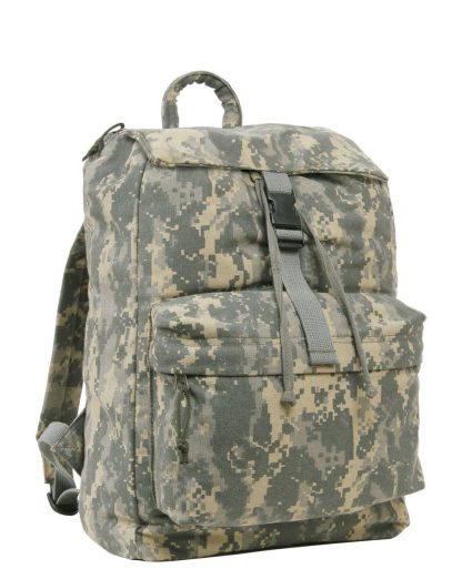 Rothco Canvas Day Pack - 33 liter (ACU Camo, One Size)