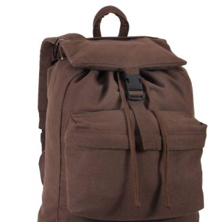 Rothco Canvas Day Pack - 33 liter (Earth Brown, One Size)