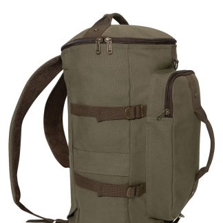 Rothco Convertible Canvas Duffle / Backpack (Oliven, One Size)