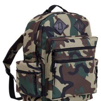 Rothco Deluxe Dagsrygsæk (Woodland, One Size)