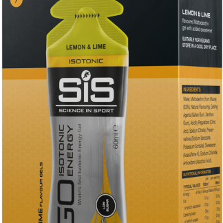 SIS Go Isotonic Energy Gel Citron & Lime - 6x60ml