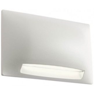 SLOT Væglampe i aluminium B13,5 cm 1 x 4W SMD LED - Mat hvid