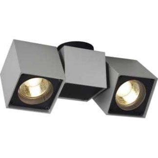 SLV ALTARA DICE SPOT 2 Loftlampe alu-grå/sort 2x GU10