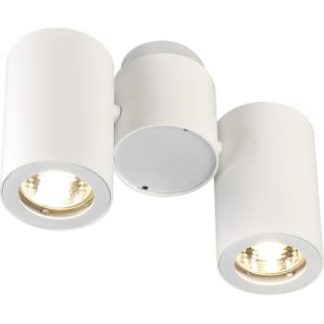 SLV ENOLO B SPOT Double Væg- og loftlampe hvid 2x GU10