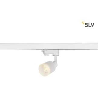 SLV PURI TRACK , QPAR51, glas, hvid, 50W, inkl. 3-faset adapter