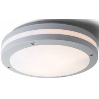 SONYA 30 udendørs loftlampe Ø30 cm 2 x E27 - Sølvgrå