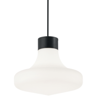 SOUND Loftlampe i aluminium og kunststof Ø30 cm 1 x E27 - Sort