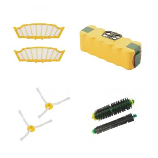 Sampak Roomba batteri + reservedels kit (500 serien)