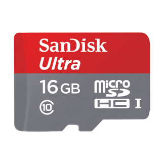 SanDisk Ultra MicroSDHC UHS-I/Class 10 - 16GB