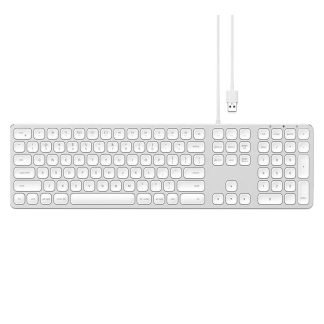 Satechi tastatur til MacBook og iMac med Æ, Ø og Å, Sølv