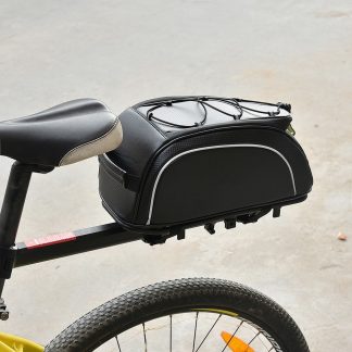 Smart cykeltaske til bagagebære - 7L - Vandtæt - Style 2 - Sort