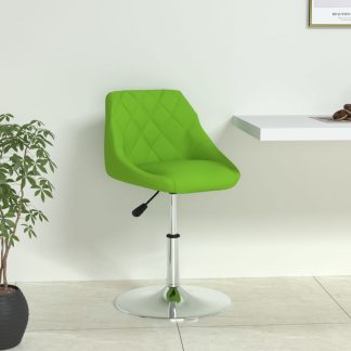 Spisebordsstol kunstlæder grøn