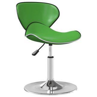 Spisebordsstol kunstlæder grøn