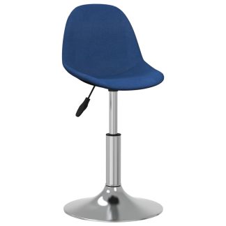 Spisebordsstol stof blå