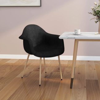 Spisebordsstol stof sort