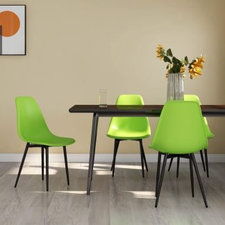 Spisebordsstole 4 stk. PP grøn