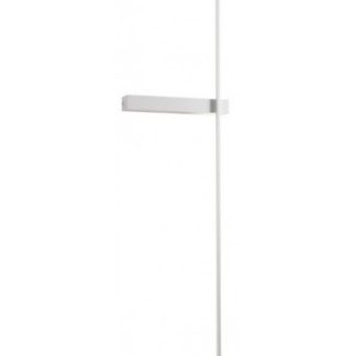 TANGENT Væglampe i aluminium H125,4 cm 1 x 14W SMD LED - Mat hvid