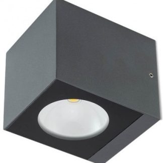 TEKO Up-Down Væglampe i aluminium H9,1 cm 2 x 6W COB LED - Mat mørkegrå