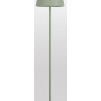 TESEO Trådløs udendørs gulvlampe i aluminium og polycarbonat H150 cm 1 x 10W SMD LED - Mat grågrøn