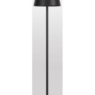 TESEO Trådløs udendørs gulvlampe i aluminium og polycarbonat H150 cm 1 x 10W SMD LED - Mat sort