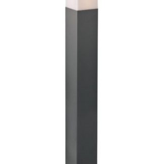 TOGO Bedlampe i aluminium og polycarbonat H70 cm 1 x E27 - Mat mørkegrå