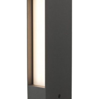 TWIN Bedlampe i aluminium og polycarbonat H25 cm 1 x 9W SMD LED - Mat mørkegrå