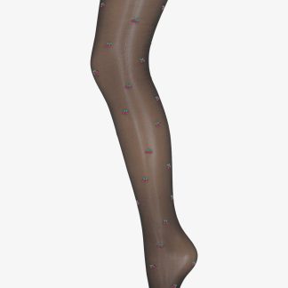 Tights Cherry - Black - Hype the Detail - Sort S/M