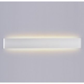 V-Tac 20W LED hvid aflang væglampe - Indirekte, IP44 udendørs, 230V, inkl. lyskilde - Dæmpbar : Ikke dæmpbar, Kulør : Varm