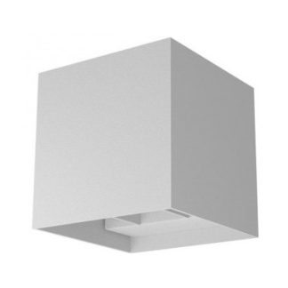 VARY Up-Down Væglampe i aluminium H12 cm 2 x 10W COB LED - Mat hvid