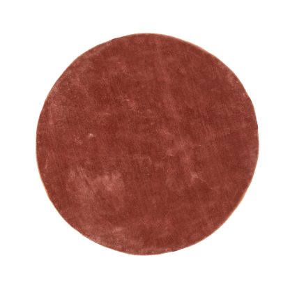 VENTURE DESIGN Undra gulvtæppe - dusty pink viskose (Ø200)