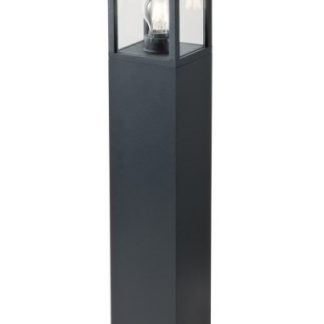VITRA Bedlampe i aluminium og glas H65 cm 1 x E27 - Mat sort