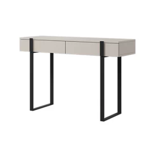 Verica Konsolbord i møbelplade og metal B120 cm - Sort/Cashmere
