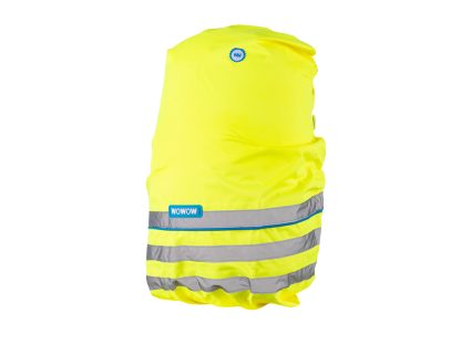 WOWOW Fun Bag Cover - Reflekterende overtræk til rygsæk op til 25 liter - Neongul
