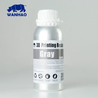 Wanhao 3D-Printer UV Resin Water Washable - 500 ml - Grey