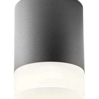 XILO påbygningsspot i aluminium og akryl Ø10,8 cm 1 x 15W COB LED - Mat mørkegrå