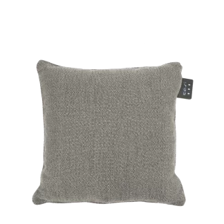 COSI FIRES Cosipillow Knitted varmepude, m. genopladeligt batteri, kvadratisk - grå stof (50x50)