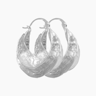 Afrika Earring - Silverplated - Pico - Sølv One Size