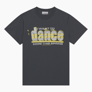 Basic Jersey Dance Relaxed T-shirt T3675 - Volcanic Ash - GANNI - Grå XXS