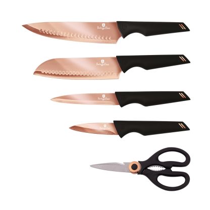Berlinger Haus - Knivsæt i 5 dele - Rustfrit stål - Rose Gold Edition