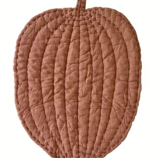 Cigit - Bladformet tæppe - brun