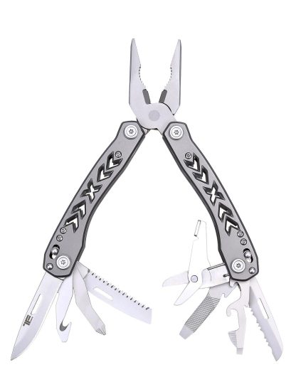 Fostex TF-2215 9 In 1 Multi-Tool (Rustfrit Stål, One Size)